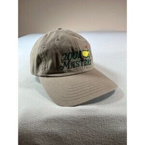 2001 Masters golf tournament Tiger Woods baseball hat cap adjustable vintage